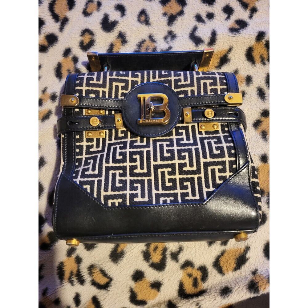 Balmain BBuzz cloth handbag With Strap